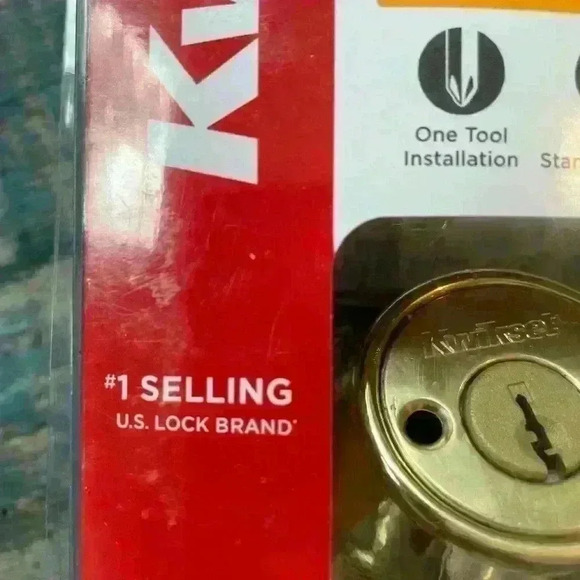 Kwikset 665 Double Cylinder Deadbolt in Polished Brass - Picture 2 of 11